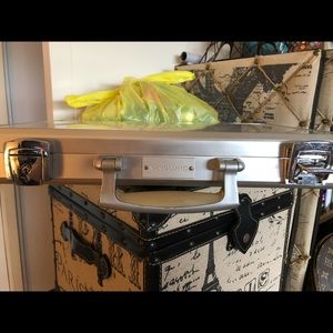 Silver briefcase